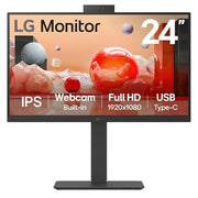 LG 24BA850 24" 100Hz Full HD IPS Monitor Built - in Webcam Mic Speakers - SWIFT PERIPHERALS24BA850