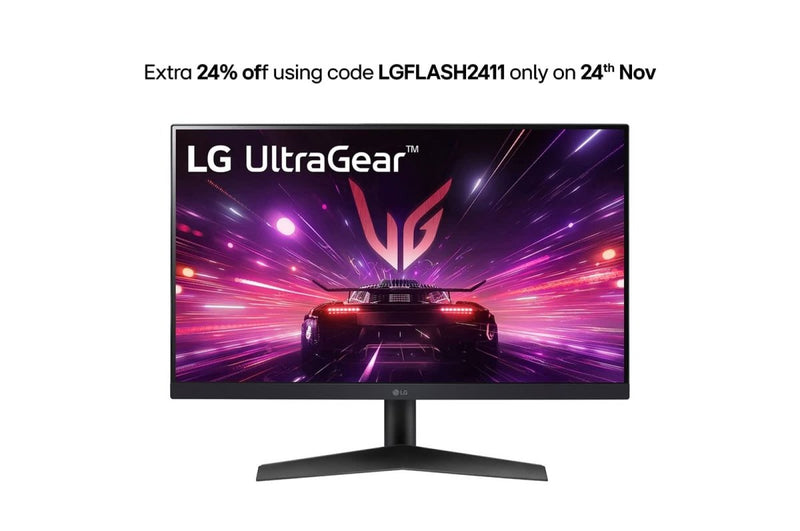 LG 24GS60F - B ULTRAGEAR 23.8 INCH FULL HD IPS GAMING MONITOR - SWIFT PERIPHERALS1089424