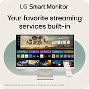 LG 25SR50F - W 24.5" Full HD IPS MyView Smart Monitor with webOS Built - in Speakers - SWIFT PERIPHERALS25SR50F-W