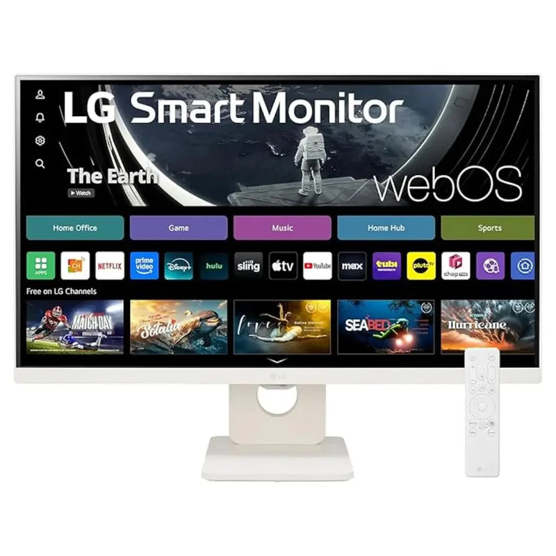 LG 25SR50F - W 24.5" Full HD IPS MyView Smart Monitor with webOS Built - in Speakers - SWIFT PERIPHERALS25SR50F-W