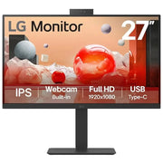 LG 27BA850 27" 100Hz Full HD IPS Monitor with Built - in Webcam Mic & Speakers - SWIFT PERIPHERALS27BA850