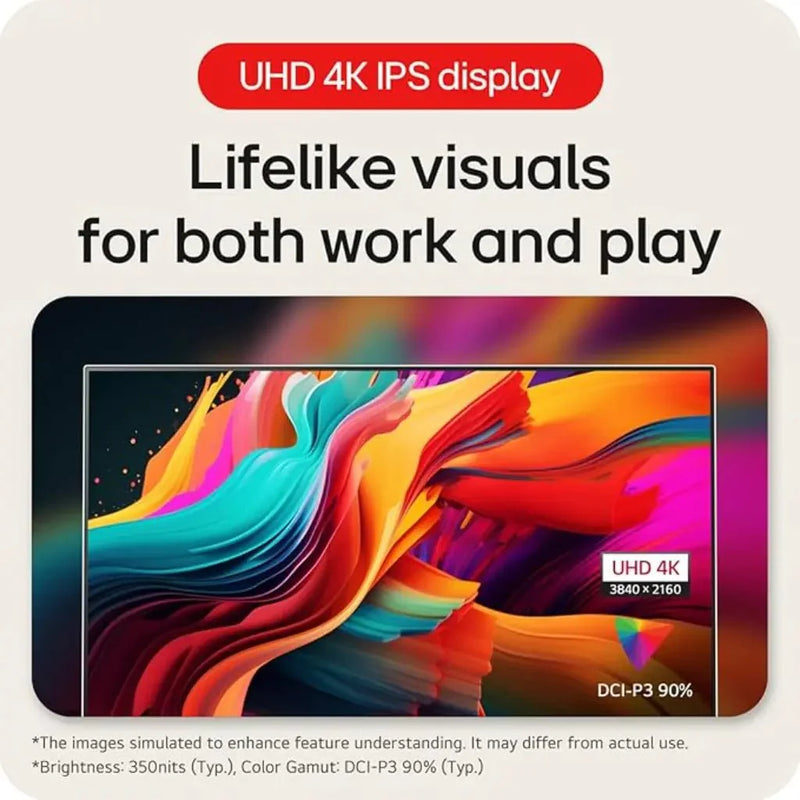 LG 27SR75U 27" 4K UHD IPS Smart Monitor Built - in Speakers webOS - SWIFT PERIPHERALS27SR75U