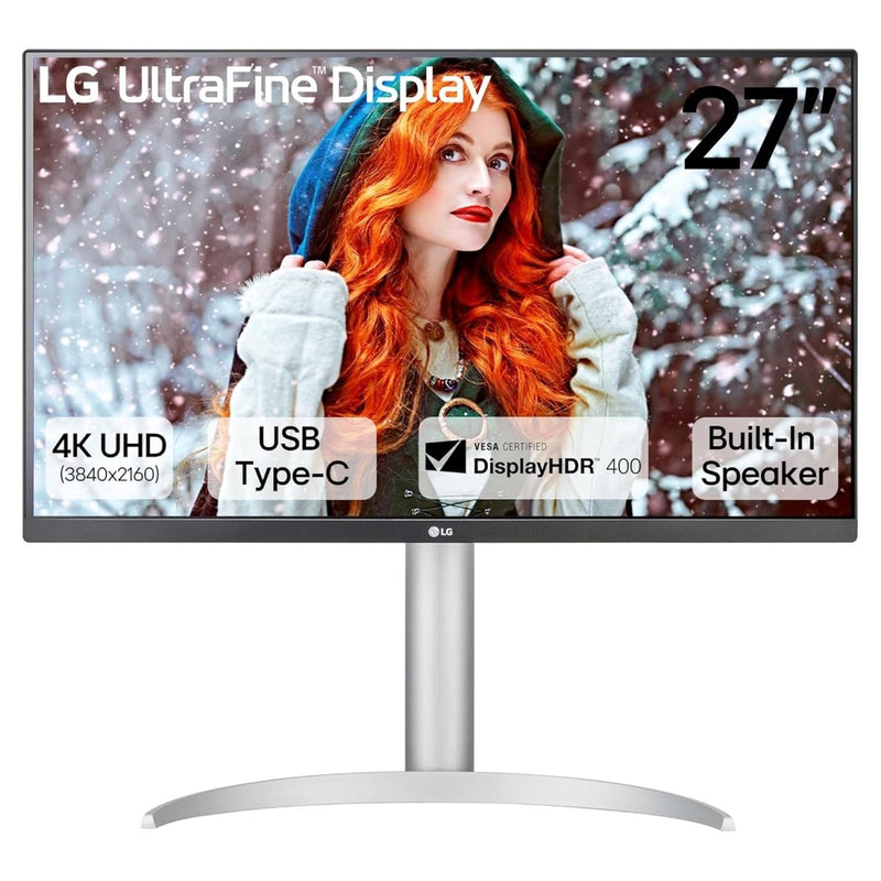 LG 27UP850K - W 68.58 CM (27 INCH) 4K UHD IPS DISPLAY - WHITE - SWIFT PERIPHERALS1094868