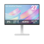 LG 27US550 - W 27" 60Hz 5ms 4K UHD IPS Monitor with HDR10 Adjustable Stand - SWIFT PERIPHERALS27US550-W
