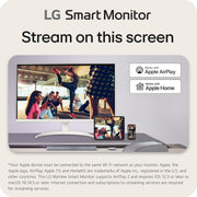 LG 32SR75U - W 32 - INCH SMART MONITOR, WHITE - SWIFT PERIPHERALS1093172