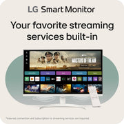 LG 32SR75U - W 32 - INCH SMART MONITOR, WHITE - SWIFT PERIPHERALS1093172