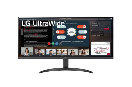 LG 34WP500 - B 34" 75Hz 1080p WFHD HDR10 IPS Panel UltraWide Gaming Monitor - Black - SWIFT PERIPHERALS34WP500-B
