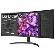 LG 34WQ75C - B 34 - inch QHD IPS with Dual Speakers and USB - C Port Ultrawide Monitor - SWIFT PERIPHERALS34WQ75C-B