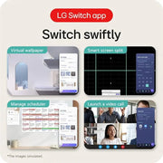 LG 34WR50QK - B 34" UltraWide Curved 100Hz WQHD Monitor - SWIFT PERIPHERALS34WR50QK-B