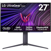 LG UltraGear 27GS95QE - B 27" 240Hz 1440p OLED QHD 0.3ms Gaming Monitor - SWIFT PERIPHERALS27GS95QE-B