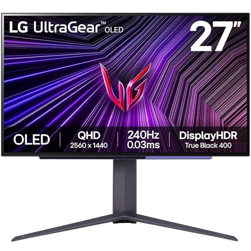 LG UltraGear 27GS95QE - B 27" 240Hz 1440p OLED QHD 0.3ms Gaming Monitor - SWIFT PERIPHERALS27GS95QE-B