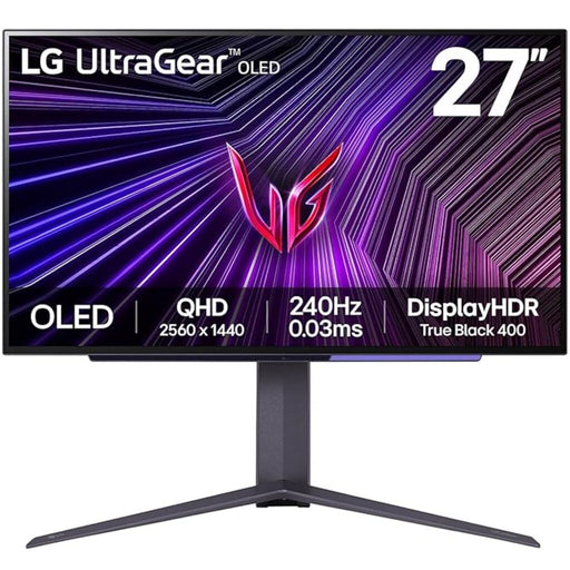 LG UltraGear 27GS95QE - B 27" 240Hz 1440p OLED QHD 0.3ms Gaming Monitor - SWIFT PERIPHERALS27GS95QE-B