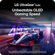 LG UltraGear 27GX790A - B 27" 480Hz OLED QHD 1440P Gaming Monitor - SWIFT PERIPHERALS27GX790A-B
