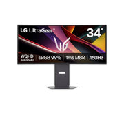 LG UltraGear 34G600A - B 34" 160 Hz 1 ms WQHD Curved Gaming Monitor - SWIFT PERIPHERALS34G600A-B