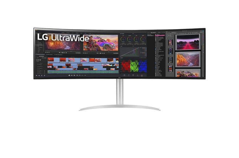 LG UltraWide 49WQ95C - W 49″ Dual QHD Nano IPS 144 Hz with NVIDIA G - SYNC Curved Monitor - SWIFT PERIPHERALS49WQ95C-W