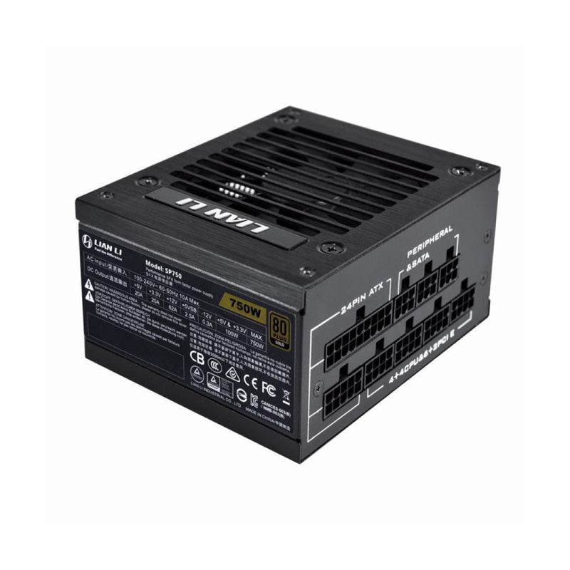 LIAN LI 750W SP750B SFX 80 PLUS GOLD FULLY MODULAR SMPS - SWIFT PERIPHERALS108039