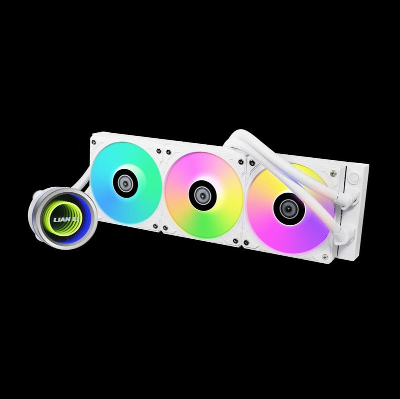 LIAN LI GALAHAD II 360 TRINITY 360MM AIO LIQUID COOLER WHITE - SWIFT PERIPHERALS1086658