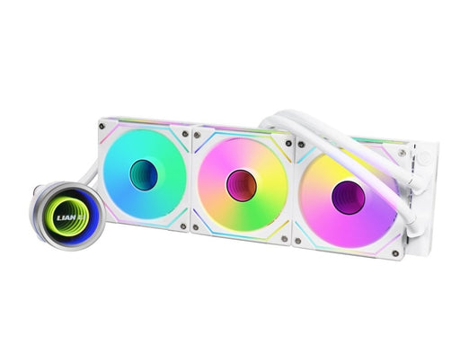 LIAN LI GALAHAD II 360 TRINITY 360MM AIO LIQUID COOLER WHITE - SWIFT PERIPHERALS1086658
