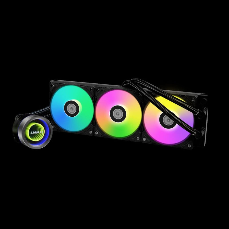 LIAN LI GALAHAD II TRINITY SL - INF ARGB 360MM CPU LIQUID COOLER (BLACK) - SWIFT PERIPHERALS1086659