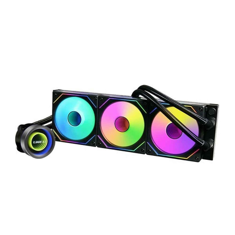 LIAN LI GALAHAD II TRINITY SL - INF ARGB 360MM CPU LIQUID COOLER (BLACK) - SWIFT PERIPHERALS1086659