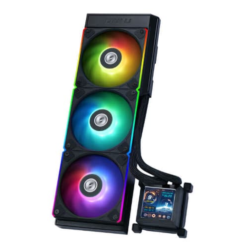 LIAN LI HYDROSHIFT LCD 360R AIO CPU LIQUID COOLER G89.GHSLCD36RB.IN BLACK - SWIFT PERIPHERALS1090185