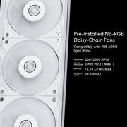 LIAN LI HYDROSHIFT LCD 360S LIQUID COOLER WITH HEATSINK - WHITE (G89.GHSLCD36SW.IN) - SWIFT PERIPHERALS1094407