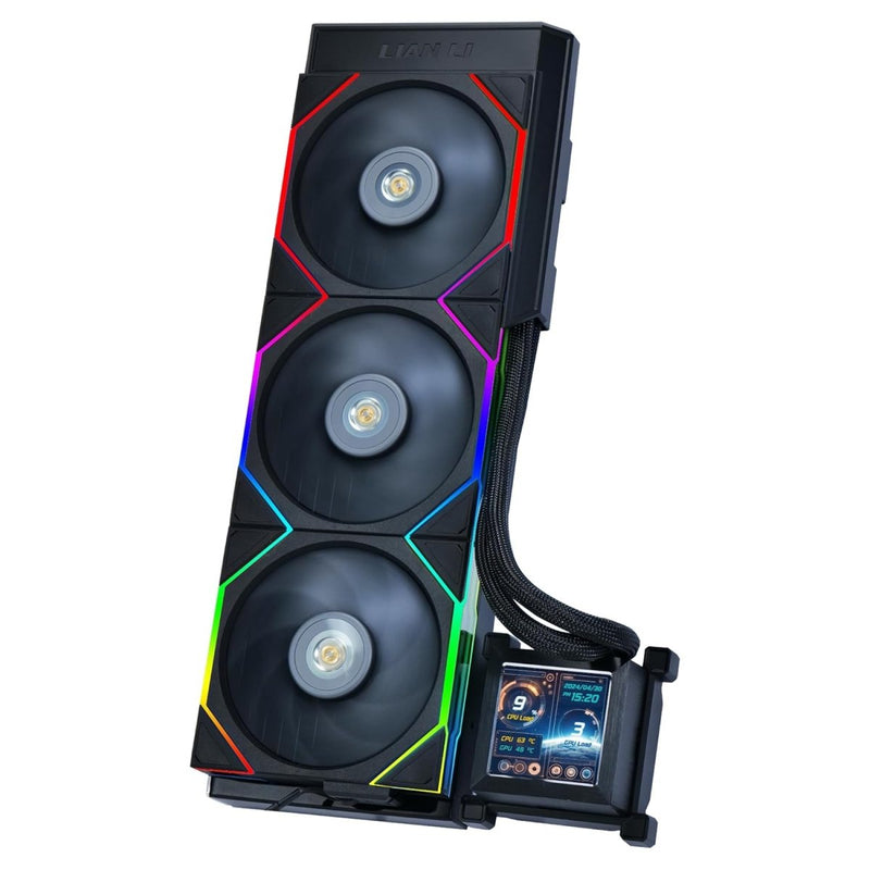 LIAN LI HYDROSHIFT LCD 360TL LIQUID CPU COOLER - BLACK G89.GHSLCD36TB.IN - SWIFT PERIPHERALS1091070