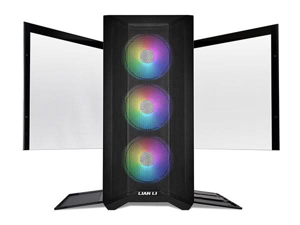 LIAN LI LANCOOL 2 MESH TYPE - C RGB MID - TOWER E - ATX CABINET BLACK - SWIFT PERIPHERALS107499