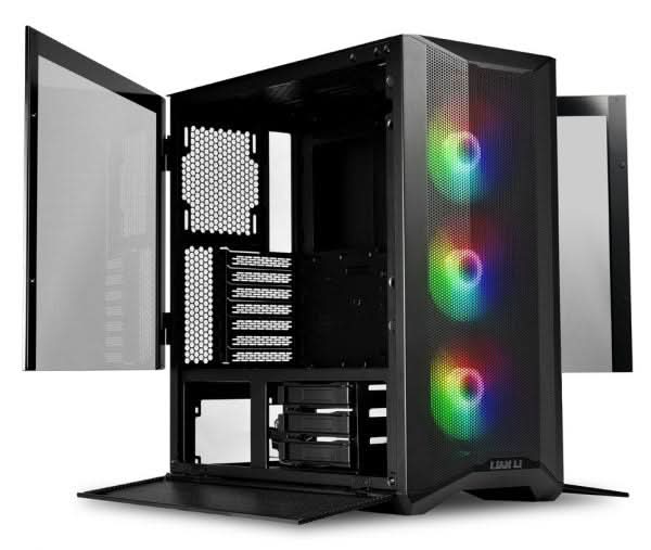 LIAN LI LANCOOL 2 MESH TYPE - C RGB MID - TOWER E - ATX CABINET BLACK - SWIFT PERIPHERALS107499