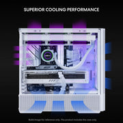 LIAN LI LANCOOL 207 COMPACT ATX GAMING COMPUTER CASE G99.LAN207RW.IN - SWIFT PERIPHERALS1092144