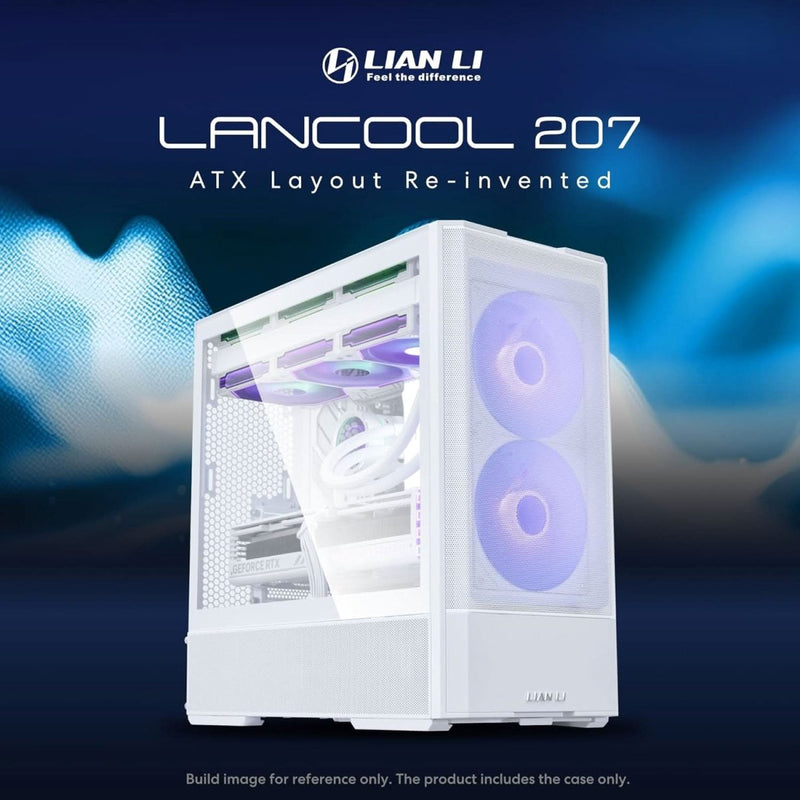 LIAN LI LANCOOL 207 COMPACT ATX GAMING COMPUTER CASE G99.LAN207RW.IN - SWIFT PERIPHERALS1092144