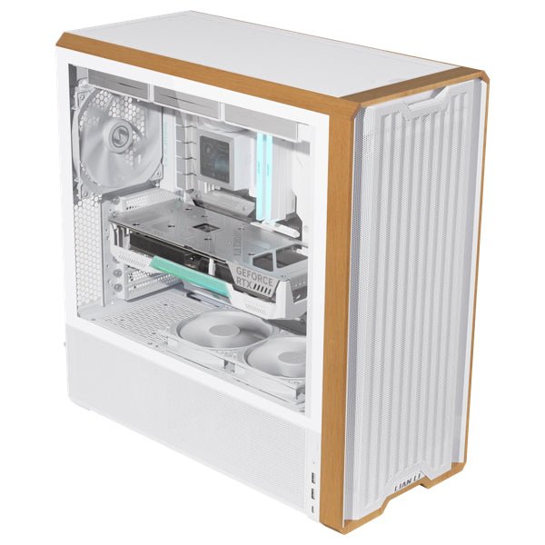 LIAN LI LANCOOL 217 MID - TOWER GAMING CABINET - WHITE (G99.LAN217W.IN) - SWIFT PERIPHERALS1094409