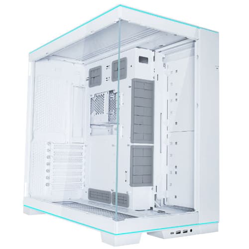 Lian Li O11 Dynamic EVO RGB E - ATX White Mid Tower Case - SWIFT PERIPHERALS1096312