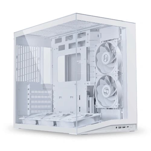 Lian Li O11 Dynamic Mini V2 Flow White ATX Mid Tower Case - SWIFT PERIPHERALS1096311