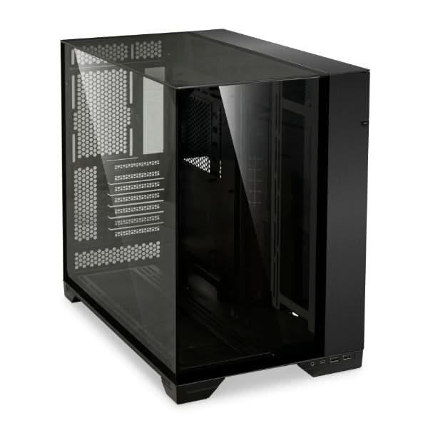 LIAN LI O11 VISION E - ATX MID TOWER CABINET BLACK G99.O11VX.IN - SWIFT PERIPHERALS1090183