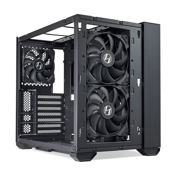 LIAN LI PC - 011 DYNAMIC AIR MINI SMALL - TOWER ATX CABINET BLACK - SWIFT PERIPHERALS106519