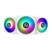 LIAN LI ST120 CABINET FAN TRIPLE PACK KIT WHITE - SWIFT PERIPHERALS1085071