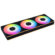LIAN LI UNI FAN CL WIRELESS 120 TRIPLE PACK - BLACK (G99.12CL1W3B.IN) - SWIFT PERIPHERALS1095344