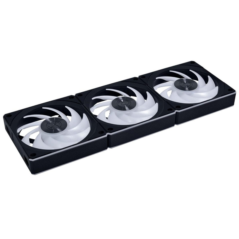 LIAN LI UNI FAN CL WIRELESS 120 TRIPLE PACK - BLACK (G99.12CL1W3B.IN) - SWIFT PERIPHERALS1095344