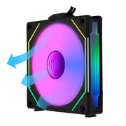 LIAN LI UNI FAN SL - INF REVERSE BLADE 120 INFINITY MIRROR 120MM ARGB SINGLE PACK CASE FAN, BLACK - G99.12RSLIN1B.IN - SWIFT PERIPHERALS1094403