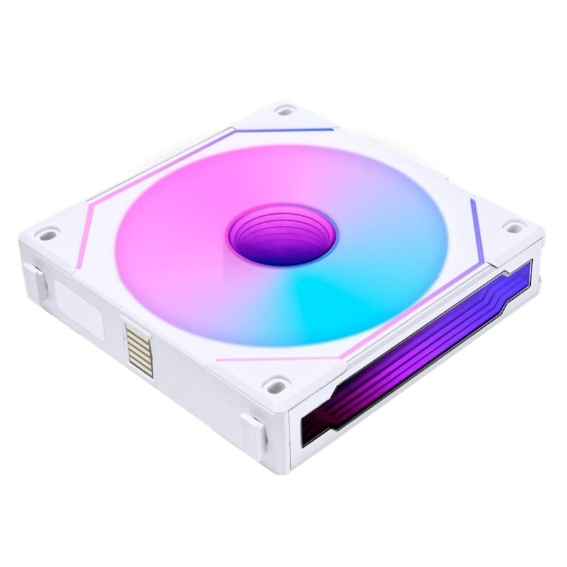 LIAN LI UNI FAN SL - INF REVERSE BLADE 120 INFINITY MIRROR 120MM ARGB SINGLE PACK CASE FAN, WHITE - G99.12RSLIN1W.IN - SWIFT PERIPHERALS1094415