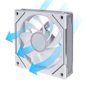 LIAN LI UNI FAN SL - INF REVERSE BLADE 120 INFINITY MIRROR 120MM ARGB SINGLE PACK CASE FAN, WHITE - G99.12RSLIN1W.IN - SWIFT PERIPHERALS1094415