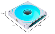 LIAN LI UNI FAN SL - INF REVERSE BLADE 140 INFINITY WHITE G99.14RSLIN1W.IN - SWIFT PERIPHERALS1094417