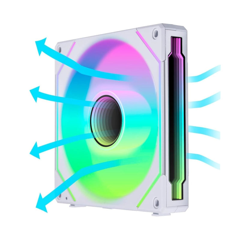 LIAN LI UNI FAN SL - INF REVERSE BLADE 140 INFINITY WHITE G99.14RSLIN1W.IN - SWIFT PERIPHERALS1094417