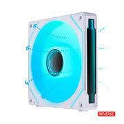 LIAN LI UNI FAN SL - INF REVERSE BLADE 140 INFINITY WHITE G99.14RSLIN1W.IN - SWIFT PERIPHERALS1094417