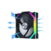 LIAN LI UNI FAN SL - WIRELESS 120 - TRIPLE PACK REVERSE BLADE G99.12RSL1W3B.IN - SWIFT PERIPHERALS1093196