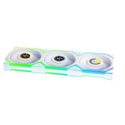LIAN LI UNI FAN SL WIRELESS LCD 3 X 120MM KIT CASE FAN I COOLER - WHITE I G99.12SLLCD1W3W.IN - SWIFT PERIPHERALS1094412