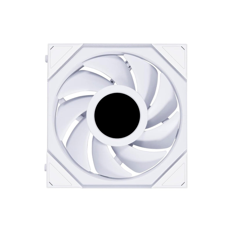 LIAN LI UNI FAN TL LCD ARGB WHITE 120MM CABINET FAN (TRIPLE PACK) - SWIFT PERIPHERALS1091073