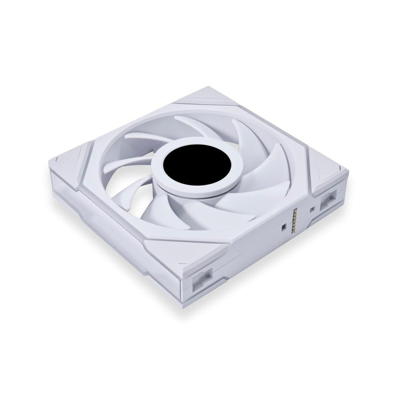 LIAN LI UNI FAN TL LCD ARGB WHITE 120MM CABINET FAN (TRIPLE PACK) - SWIFT PERIPHERALS1091073