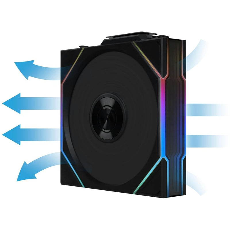 LIAN LI UNI FAN TL - WIRELESS 120 - TRIPLE PACK BLACK G99.12TL1W3B.IN - SWIFT PERIPHERALS1092152